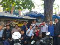 Babinkamtibmas Bongkaran Sosialisasi SPKT Door To Door Ke Pengunjung Warung