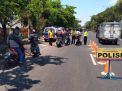 Polsek Krembangan Beri Sanksi Tilang 12 Pengendara Dalam Razia Sepeda Motor
