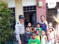 Sambang Anak-anak Warga Bogorame, Babinkamtibmas Bulak Titip Pesan Jaga Kesehatan