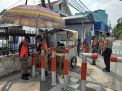 Personil Polsek Pabean Cantikan Kawal Operasi Penertiban PKL di Jalan Rajawali & Perak Timur