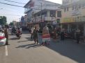 Polsek Pabean Cantikan Lakukan Operasi Penertiban Masker di Jalan KH Mas Mansyur Bersama Pomal & Satpol PP