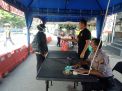 Setiap Personil & Tamu Polres Tanjung Perak Diwajibkan Jalani Cek Suhu Tubuh, Pastikan Bebas Corona