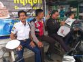 Babinkamtibmas Bongkaran Sampaikan Pesan Pemilu Damai