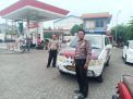 Unit Lantas & Unit Sabhara Polsek Kenjeran Gelar Patroli di SPBU, Antisipasi Kerawanan
