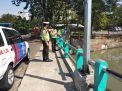 Polsek Pabean Cantikan Lakukan Pemantauan Debit Air, Antisipasi Musibah Banjir