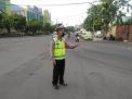 Unit Lantas Polsek Pabean Cantikan Lakukan Pengaturan Pagi, Cegah Kemacetan