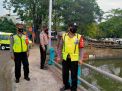 Polsek Pabean Cantikan Pantau Ketinggian Air, Deteksi Dini Potensi Banjir