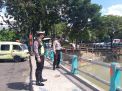 Polsek Pabean Cantikan Lakukan Pemantauan Debit Air di Sungai Kalimas, Waspada Potensi Musibah Banjir