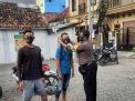 Babinkamtibmas Krembangan Utara Pantau Penerapan Prokes di Jalan Sampoerna