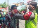 Polsek Krembangan Lakukan Operasi Penertiban Masker di Pasar Dupak Bangunrejo