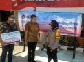 Kapolres Tanjung Perak Terima Bantuan CSR Berupa Ratusan Paket Sembako Dari PT Meratus Untuk Personil