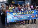 Satlantas Polres Tanjung Perak Sosialisasikan Etika Berlalu Lintas