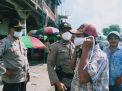 Sasar Pengunjung & Pedagang Pasar, Polsek Kenjeran Lakukan Operasi Penertiban Masker