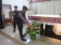 Satsabhara Polres Tanjung Perak Lakukan Sterilisasi, Antisipasi Teror Bom di Gereja