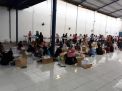 Polsek Kenjeran Pantau Proses Pelipatan Kertas Surat Suara
