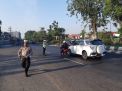 Cegah Kemacetan, Satlantas Polres Tanjung Perak Lakukan Pengaturan Pagi