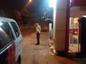 Unit Lantas Polsek Kenjeran Patroli Gerai ATM, Antisipasi Kriminalitas