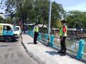 Pantau Debit Air, Polsek Pabean Cantikan Antisipasi Musibah Banjir