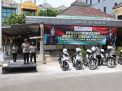 Kapolres Tanjung Perak Pimpin Apel Pendistribusian Bantuan Sembako