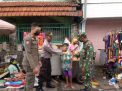 Polsek Krembangan Gelar Operasi Penertiban Masker di Pasar Kalianak