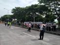 Polsek Kenjeran Bersama Personil Gabungan Gelar Operasi Penertiban Masker, Tekan Penyebaran Covid-19