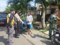Polsek Pabean Cantikan Lakukan Operasi Penertiban Masker di Jalan Trengganu Bareng Satpol PP & Koramil