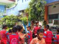 Babinkamtibmas Krembangan Utara Sampaikan Pesan Rajin Belajar ke Murid SD