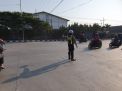 Satlantas Polres Tanjung Perak Gelar Pengaturan Pagi Cegah Kemacetan