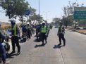 Satlantas Polres Tanjung Perak Gelar Operasi Patuh Semeru di Akses Tol Suramadu