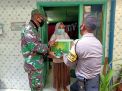 Babinkamtibmas Dupak Bagikan Paket Sembako Bantuan Polri, TNI & Pemkot Surabaya