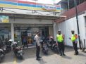 Polsek Pabean Cantikan Lakukan Patroli di Mini Market, Sampaikan Himbauan Waspada Uang Palsu