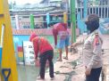 Polsek Kenjeran Pantau Debit Air, Waspada Kemungkinan Banjir