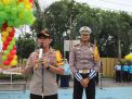Kapolres Tanjung Perak Pimpin Sosialisasi Millenial Road Safety Festival di SMA Barunawati