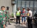 Tekan Penyebaran Covid-19, Polsek Pabean Cantikan Laksanakan Operasi Penertiban Masker Mobile