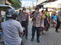 Polsek Krembangan Bersama Koramil Kunjungi Pasar Kalianak Dalam Rangka Operasi Penertiban Masker