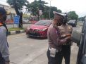Polsek Kenjeran Bersama Satpol PP & Linmas Laksanakan Operasi Masker di Akses Suramadu