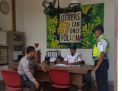 Polsek Pabean Cantikan Sampaikan Himbauan Keamanan ke Petugas Sekuriti PT Hoes Sampoerna