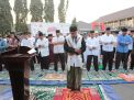 PJU & Kapolsek Jajaran Polres Tanjung Perak Gelar Sholat Ied Bersama