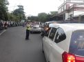 Polsek Pabean Cantikan Atur Lalu Lintas Sore, Lancarkan Perjalanan Pulang Para Pekerja