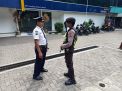 Satsabhara Polres Tanjung Perak Patroli Kantor Bank Mandiri, Antisipasi Kerawanan