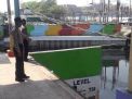 Polsek Asemrowo Pantau Debit Air di Rumah Pompa Balong II, Deteksi Dini Potensi Banjir