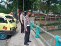 Polsek Pabean Cantikan Pantau Debit Air, Antisipasi Potensi Banjir