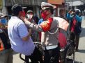 Polsek Pabean Cantikan Gelar Operasi Penertiban Masker Bersama Satpol PP & Linmas
