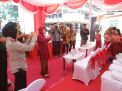 Kapolres Tanjung Perak Dampingi Walikota Surabaya Resmikan Broadband Learning Center