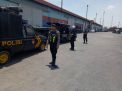 Satsabhara Polres Tanjung Perak Gabung Sekuriti Pelindo Patroli Terminal Mirah