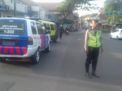 Bantu Kepulangan Pekerja, Polsek Pabean Cantikan Atur Lalu Lintas Sore