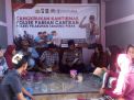 Babinkamtibmas Perak Timur Sosialisasikan SPKT Door To Door Lewat Cangkrukan