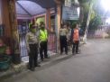 Polsek Semampir Patroli Malam di Kampung Tangguh, Pantau Penerapan Protokol Kesehatan