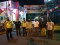 Patroli Malam di Kampung Tangguh, Personil Polsek Semampir Ingatkan Waspada Orang Tak Dikenal