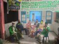 Sambang Ketua GP Ansor Kedung Cowek, Babinkamtibmas Polsek Kenjeran Sampaikan Himbauan Prokes
